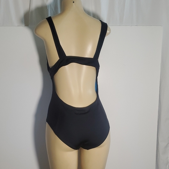 NEW Diane von Furstenberg One Piece Swimsuit Black Size L - Picture 7 of 12